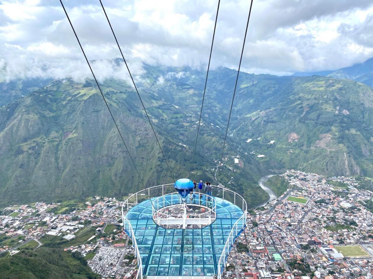 Mountain Chalet - Tungurahua Hot Springs/Aguas Termales Baños Esterno foto